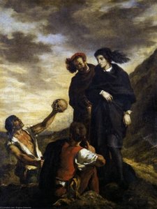 Hamlet Et Horatio Dans Le Cimetière — Eugène Delacroix