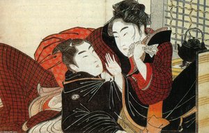 A Scene From The 'poem Of The Pillow' — Κιτάγαβα Ουταμάρο