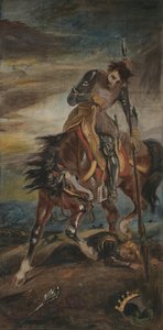 König Roderich — Eugène Delacroix