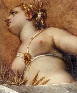 Venise, Hercule Et Cérès (détail) — Paolo Veronese