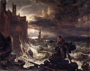 Night Piece From The Closing Scene Of 'rené' By Chateaubriand — Franz Ludwig Catel
