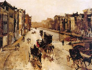 The Canal Rokin In Amterdam — George Heidrik Breitner