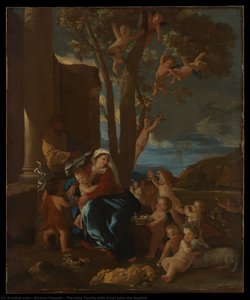 The Holy Family With Saint John The Baptist — Nikola Pusen