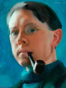 Self Portrait With Pipe — Richard Ernst Eurich