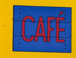 Cafe Sign — Patrick Caulfield