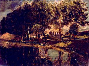 German Am Seddiner See Bei Kähnsdorf — Carl Eduard Schuch
