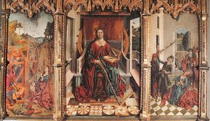 Triptych Of St Catherine — Fernando Gallego