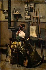 Lo Studio Dell'artista — Jean-baptiste-camille Corot