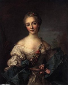 Portrait Of A Young Woman — Marc Nattier