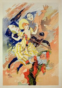 Reproduction Of A Poster For A Pantomime — Jules Chéret