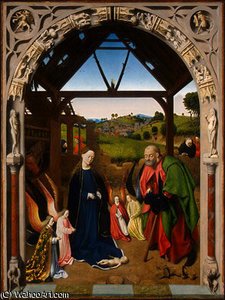 The Nativity,c.1450, Ng Washington — Petrus Christus
