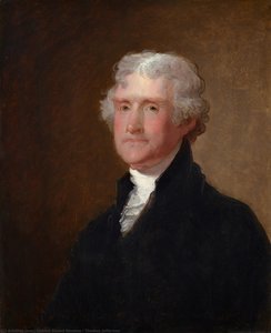 Thomas Jefferson — Gilbert Stuart Newton