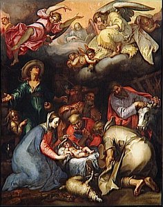 Adoration Des Bergers — Abraham Bloemaert