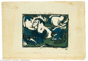 Caballos Descansando — Franz Marc