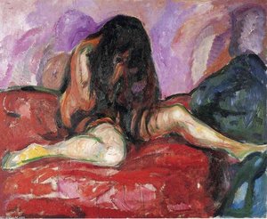 Nackt I — Edvard Munch