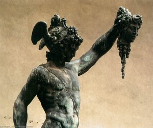 Perseus (detail) — Benvenuto Cellini