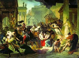 Genserich's Invasion Of Rome — Karl Pavlovich Bryullov