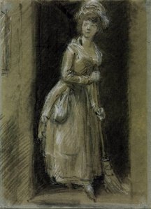 Figure Study For 'the Housemaid' — Thomas Gainsborough