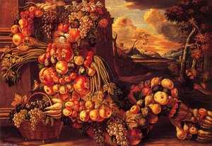 Figura Seduta Dell'estate — Giuseppe Arcimboldo