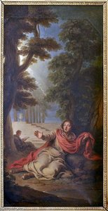 The Conversion Of St. Augustine. Tolle Et Lege — Charles Antoine Coypel