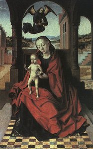 The Virgin And Child, Oil On Panel, Museo — Petrus Christus