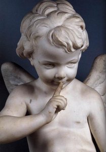 Seated Cupid (detail) — Étienne Maurice Falconet