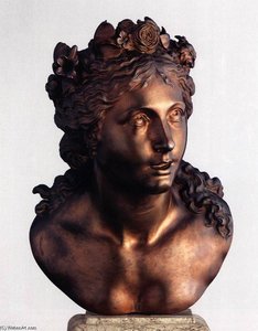 Bust Of The Anima Beata — Massimiliano Soldani-benzi