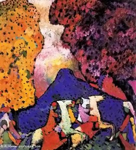 The Blue Mountain — Wassily Wassilyevich Kandinsky