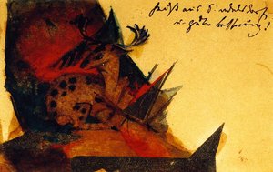 Ležící Jelen — Franz Marc