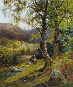 A Pleasant Stream In A Quiet Land — Louis Bosworth Hurt
