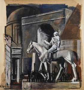 Condottiero A Cavallo — Mario Sironi