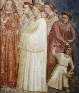 Scènes De La Vie De Saint François : 2. Renonciation Aux Bien Matériels (détail) — Giotto Di Bondone