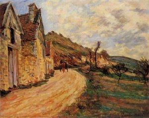 Les Roches À Falaise Près De Giverny — Claude Monet