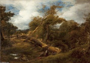 The Fallen Monarch Of The Forest — John Linnell