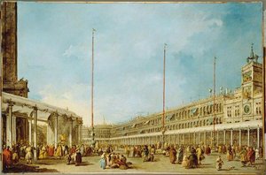 Le Doge De Venise Suit La Procession Du Corpus Domini Piazza San Marco — Francesco Lazzaro Guardi