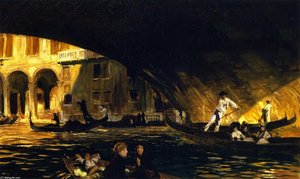 Le Rialto, Venise — John Singer Sargent