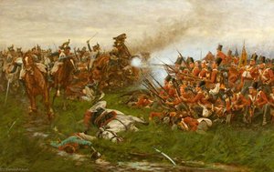 The 28th (1st Gloucestershire Regiment) At Waterloo — William Barns Wollen