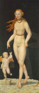 Venus And Amor — Lucas Cranach The Younger