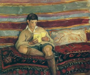 Young Boy Reading — Henri Lebasque