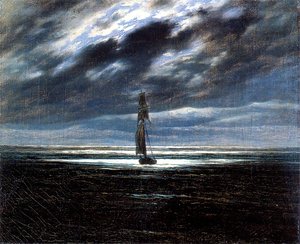 Seapiece By Moonlight — Caspar David Friedrich