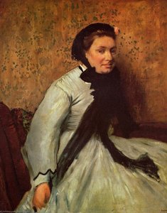 Ritratto Di Una Donna In Grigio — Hilaire-germain-edgar Degas