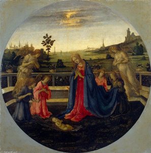 Adoration Of The Child — Filippino Lippi