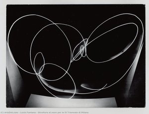 Struttura Al Neon Per La Ix Triennale Di Milano — Lucio Fontana
