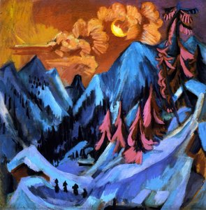 Paisaje Lunar Invernal — Ernst Ludwig Kirchner