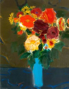 Flowers, Red And Yellow — John Houston