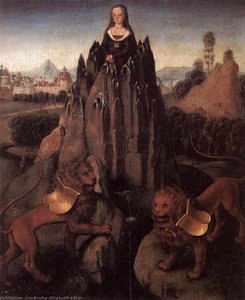 Allegory With A Virgin — Memling, Hans