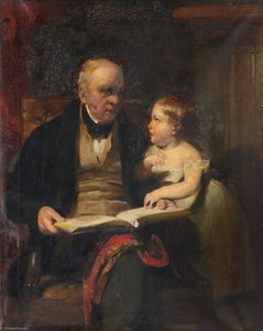 A Grandfather's Lesson — Sir John Watson Gordon