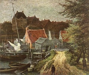 View Of Amsterdam (detail) — Jacob Isaackszoon Van Ruisdael