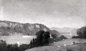 View On The Hudson, (painting) — George Innes
