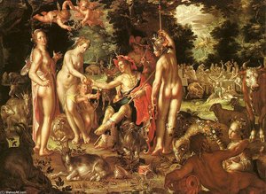 The Judgment Of Paris — Joachim Anthonisz Wtewael